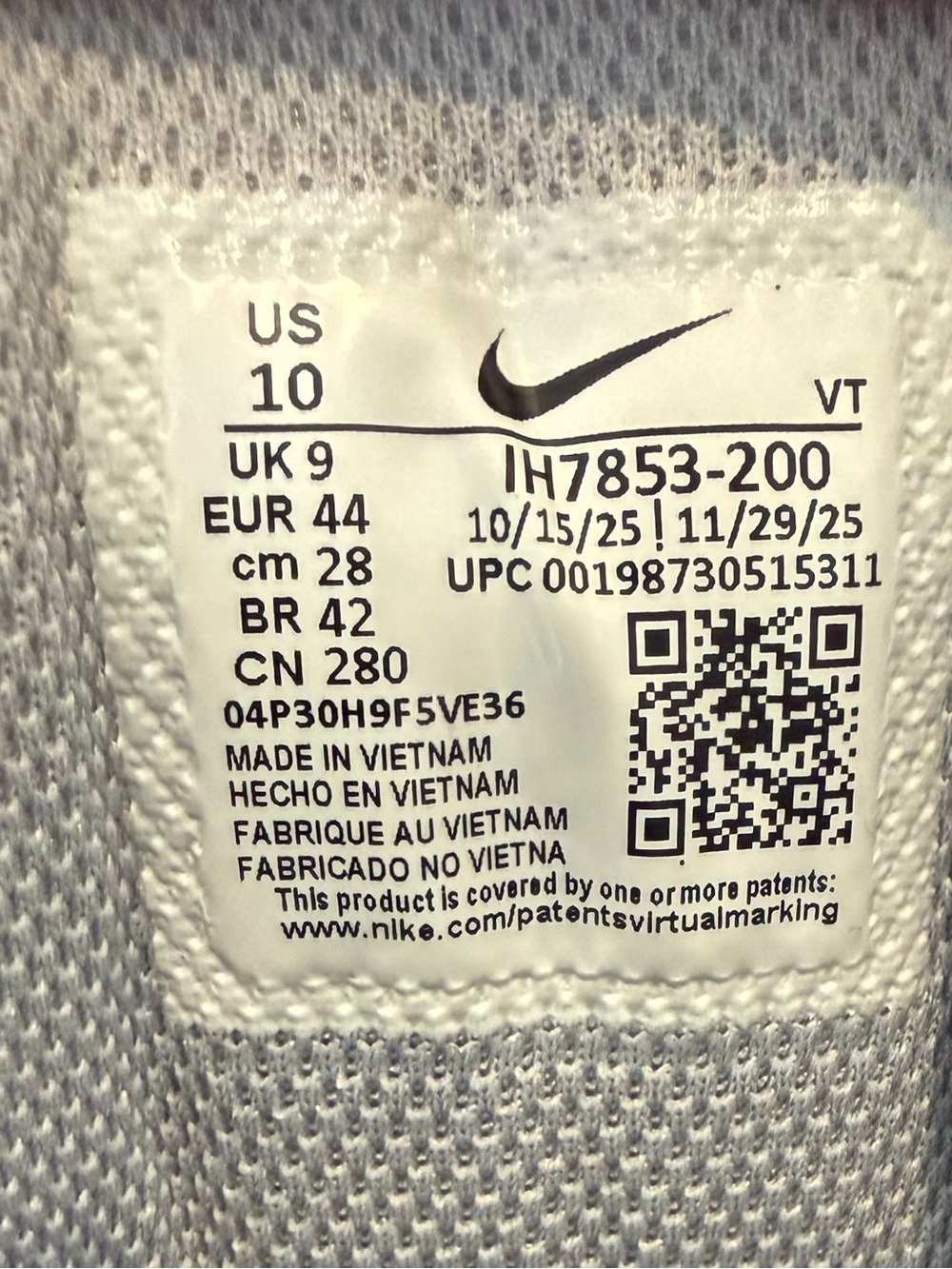 Nike men’s sneakers size 10 new without box - Picture 4 of 4